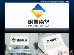 明睿嘉華市場營銷策劃公司Logo設計理念與簡單應用方案